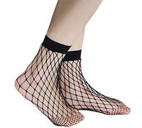 Nunubee Bas Femmes Chaussettes Résille Chaussettes Courtes Mode Chaussettes Dentelle Femmes Filles Été,Filet,Mélanges