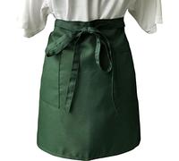 Nunubee Restaurant Café Lait Tea Magasin Tablier Tablier À Demi-Corps Semi-Dress Spot Spot Encre Vert 42 * 60 1Pc