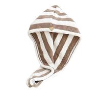 Nunubee Serviette pour Cheveux en Microfibre,Serviette De Tête,Serviette pour Cheveux en Microfibre À Séchage Rapide,Séchage des Cheveux,Absorbant Anti-Frisottis Twist Turban Femme,Le Bleu Clair