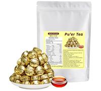 Nuo Xiang Pu-erh Ripe Tea 300g Puer Cakes Scented with Sticky Rice Mini Tuo Cha Cakes Glutinous Rice Fragrant Loose Leaf Puerh Tea