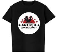 NUO YI JIA Men's American Pickers T-Shirt Antique Archaeology Black XL