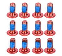 NUOBESTY 1 Boîte Vis de Vélo en Acier Titane M5x10 MM pour Disque de Frein