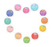 NUOBESTY 1 Ensemble Autocollants Mois pour Bébés Autocollants Photo de pour Immortaliser Chaque Moment Spécial Du Premier Anniversaire