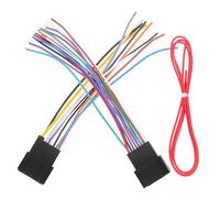 NUOBESTY 1 Ensemble Câble de Raccordement Stéréo pour Adaptateur de Faisceau Électrique Compatible avec Divers Modèles Installation Facile et Fiable et Durable avec Connecteurs Adaptés