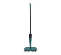 NUOBESTY 1 ensemble de balais à récurer électriques sans fil avec réservoir d'eau - Balai de nettoyage multi-surfaces pour la maison, tampons amovibles pour carrelage, bois, cuisine, salon