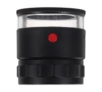 NUOBESTY 1 ensemble de loupes à bijoux : loupe à LED 10X avec lumières LED, boucle de bijoutier avec à échelle pour pièces de monnaie