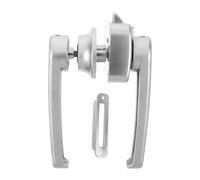 NUOBESTY 1 ensemble de poignées de porte pour camping-car - Poignée de porte de salle de bain pour camping-car, verrouillage sans clé, loquet à palette, bouton de confidentialité intérieur