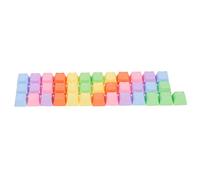 NUOBESTY 1 Ensemble Dessus De Touche Claviers Touches D'ordinateur Trousses De Porte-clés Kit De Porte-clés Bricolage Capuchons De Clé Durables Décor De Clavier Pbt Green