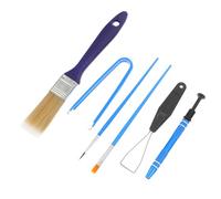 NUOBESTY 1 Ensemble Extracteur de Keycaps avec Brosse de Nettoyage et Stylo Outil Pratique pour Claviers Mécaniques et Électroniques