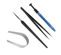 NUOBESTY 1 Ensemble Kit de Outils de Lubrification pour Clavier Mécanique Ensemble de Pince à Tige Extracteur et Accessoires de Nettoyage pour Réparation et Entretien de Clavier