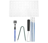 NUOBESTY 1 Ensemble Kit Outils de Clavier Mécanique avec Extracteur et Brosse pour Claviers Personnalisés et Enthousiastes du Gaming