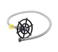 NUOBESTY 1 Ensemble Rinceur de Verres Automatique Inoxydable pour Bar Restaurant Nettoyeur de Bouteilles Tasses avec Configuration Complète Outil pour Pub Maison