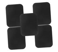 NUOBESTY 1 Jeu Feille De Fer À Support Magnétique Support Magnétique Pour Téléphone De Voiture Nombre Monter Support De Téléphone Plaque De Fer Pour Téléphone Le Fer Noir 5 Pièces