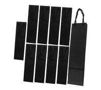 NUOBESTY 1 Jeu Sacs À Vin Papier Kraft avec Poignées Pochette pour Bouteilles De Vin pour Noël Fêtes Et Mariages 12 Pièces