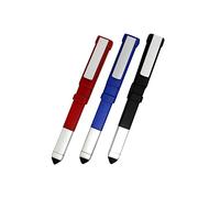 NUOBESTY 1 Jeu Stylet À Bille S'agiter Stylos Gel Métalliques Stylo d'or De Surface Pro Pomme Tablette avec Stylet À Bille De Poche À Bille Multifonctionnel 3 Pièces