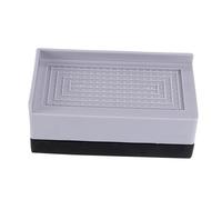 NUOBESTY 1 Pièce De Coussin De Pied De Lit en Caoutchouc TPU Bloc De Rembourrage De Meubles pour Lit Réfrigérateur Machine À Laver Chaise Table Fournitures De Maison Antichoc