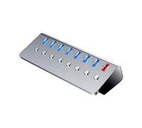 NUOBESTY 1 Pièce Hub USB Ports avec Indépendant Concentrateur USB Pratique pour Chargement Simultané de Appareils pour Ordinateurs et Laptops Compact et Portable pour Voyage Affaires