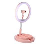 NUOBESTY 1 Pièce Lampe Anneau LED Pliable Ajustable pour Streaming Modes de Lumière Trépied Stockage