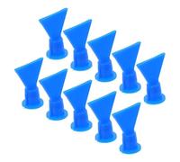 NUOBESTY 10 Embouts de Buse de Calfeutrage Plate Ondulée 14,5 MM, Plastique Robuste, pour Pistolet à Mastic, pour Étanchéité Automobile et Vitrage
