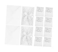 NUOBESTY 10 Ensembles Cartes Invitation Mariage Découpées Au Laser Lot Style Européen Romantique Floral Élégance pour Anniversaire et Nuptiale