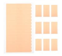 NUOBESTY 10 Feuilles Ruban Adhésif pour Extensions de Cils en Tissu Non Tissé Khaki, Application Précise et Amélioration du Processus D'extension Lors des Séances de Pose de Cils