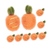 NUOBESTY 10 Pièces Accessoires en Feutrine Pompons Clips Mignons décor Mini Materiel de Bricolage Toys Feutre Pince Cheveux épingle à Cheveux de Dessin animé Adorable en Feutrine