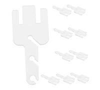 NUOBESTY 10 Pièces Accessoires Tendeur Machine à Tricoter Adaptateur de Tension Amovible pour Contrôle Précis du Fil Compatible avec Addi King Express des Déchets et Polyvalence
