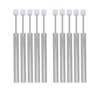 NUOBESTY 10 Pièces Amortisseur Hydraulique Silencieux en Acier Inoxydable | Bruit, Contrôle Stable, Installation Facile, Cuisine et Usage Domestique, Blanc