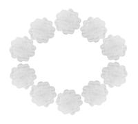 NUOBESTY 10 Pièces Appliques Dentelle Brodée Auto Adhésives Organza Patches pour Réparation et Décoration de Robes Tulle Embellissements Couture Diy