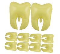 NUOBESTY 10 Pièces Ballons Forme de Dents de Décorations de Fête pour Anniversaire Thème Dentiste Décorations Ludiques pour Première Dent