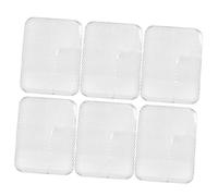 NUOBESTY 10 pièces Barbecue Jetable Grille Aluminium Maille Antiadhésive Rectangulaire pour Grillades Extérieur et Cuisson Intérieure