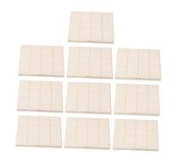 NUOBESTY 10 pièces Bases Céramiques pour Coraux Support Éclat Décor Aquarium Propagation Eau de Mer 10pcs
