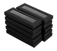 NUOBESTY 10 Pièces Boîte à Stylo Noire avec Fenêtre Transparente Lot de Écrins Décoratifs pour Organisateur de Stylo et Élégant pour Bijoux et