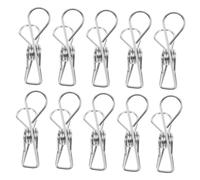 NUOBESTY 10 Pièces Clips Acier Inoxydable pour Affichage Photo Pince à Cyanotype et Outil DIY Multifonctionnel