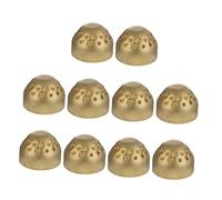 NUOBESTY 10 Pièces Couvercles de Brûleur de Cuisinière à Gaz Accessoires de Répartition de Flamme pour Cuisson Équilibrée