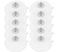 NUOBESTY 10 Pièces Crochet à Ventouse Fileté M5 en PVC et Métal | Réutilisable et Repositionnable, pour Surfaces Lisses Non Poreuses, Fenêtre et Salle de Douche, Usage Salle de Bain