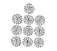 NUOBESTY 10 Pièces Embellissements Alliage Brillant pour Accessoires de Coiffure Diy Clips de Cheveux et Bijoux Matériaux Décoratifs pour Événements Spéciaux et Artisanat