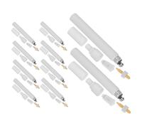 NUOBESTY 10 Pièces Empty Refillable Paint Markers Set With Round Tip Compatible Touchup Acrylic Pens For Rock Wood Ceramic Graffiti Drawing And Portable