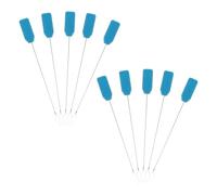 NUOBESTY 10 Pièces Enfile-aiguilles Manuel avec Crochet Fin Dispositif Rapide pour Petites Aiguilles Protection Du Fil Outil pour Couture Main Broderie Point Croix et Tricot