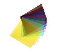 NUOBESTY 10 Pièces Feuille Pvc Transparente A4 pour Décoration et Projets Créatifs, Film Cellophane Coloré Polyvalent Design Clair et Dimensions Pratiques