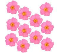NUOBESTY 10 Pièces Fleur Artificielle Hibiscus Décoratif en Eva Couleur Vive, Imitation Réaliste pour Décoration Intérieure, Mariage, Fête et Salon, Accessoire Fête Tropicale