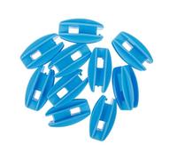 NUOBESTY 10 pièces Isolateurs pour Clôture Électrique Accessoires de Ferme Résistants Pluie Faciles à Installer Haute Isolation et Anti-Usure pour Poteaux Carrés