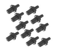 NUOBESTY 10 pièces Kit de Embouts Filetés pour Brosse Wc Connecteurs de Manche Auto Verrouillants Accessoires de Remplacement pour Balai Toilette Brosse Adaptateur Robuste pour Nettoyage