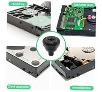 NUOBESTY 10 Pièces Lot de Vis à Tête Cylindrique avec Rondelles Vibrations pour Fixation SSD et Disque Dur Fixation Stable et Absorption des Chocs pour Ordinateur Pc