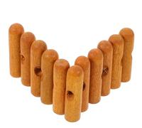 NUOBESTY 10 Pièces Perles de Réparation en Bois pour Parapluie Garçon et Filles, Poignée Longue Facile à Saisir, Accessoires Solides pour Réparation et Protection Pluie