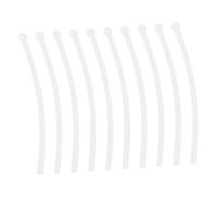 NUOBESTY 10 pièces Silicone Dérapant Protège Oreille pour Lunettes Manchons de Branches Flexibles et Durables Accessoires de Remplacement pour Montures et Lunettes de Soleil