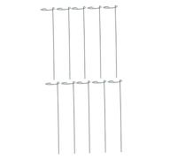 NUOBESTY 10 pièces Tuteurs de Support Fer pour Plantes Grimpantes Treillis Jardin Extérieur et Intérieur Aidant à Maintenir Fleurs et Plantes Vivaces Droites