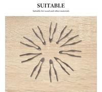 NUOBESTY 10 Pièces Wood Burning Pen Nibs High Impedance Replacement Tips For Pyrography Metal Wire Tips Kit For DIY Woodworking And Detailed Craft Projects