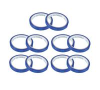NUOBESTY 10 Rouleaux Ruban Adhésif Bopp Coloré 1,2cm X 30m | Recharges Compatibles, Liaison Sûre des Paquet de Production, Usage Simple, Codage Couleur, Étals et Comptoirs