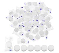 NUOBESTY 100 Comprimés de Serviettes Compressées Jetables en Coton Mini Mouchoirs en Papier Compressés pour Maison Voyage et Activités de Plein Air Haute Absorption et Compacité